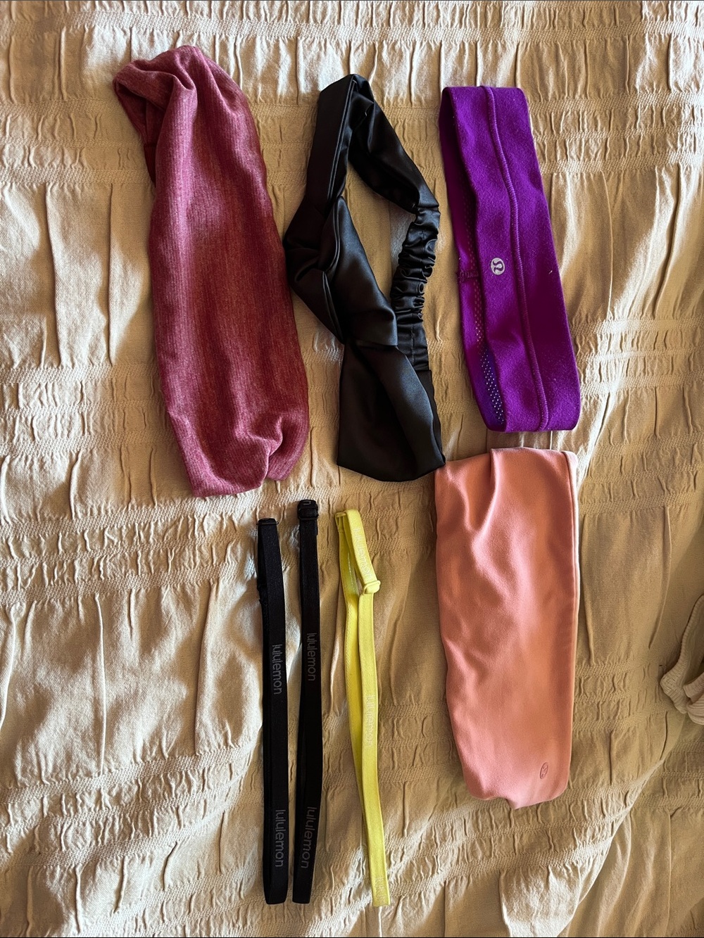 Lululemon head bands 7 pieces